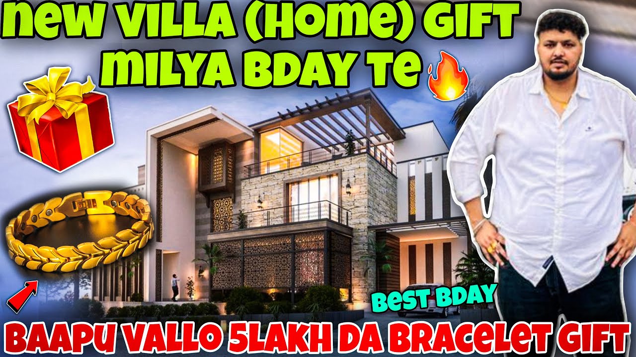 New Villa Gift Milya Birthday Te|5 Lakh Da Bracelet❤️|Arvi shergill|Gurvi Shergill|0300 Ale