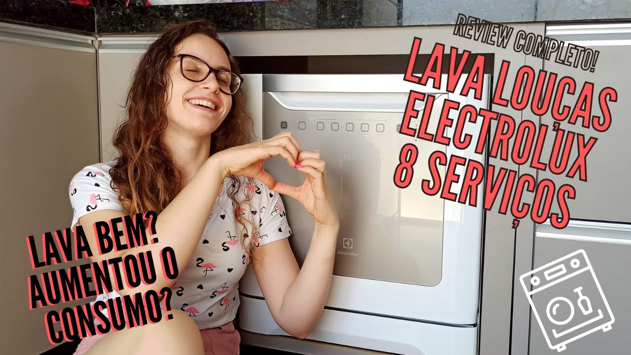 LAVA LOUÇAS ELECTROLUX 8 SERVIÇOS (LE08S) VALE A PENA?| Aumentou nosso consumo? Lava bem? | Review!
