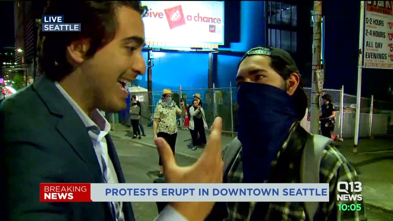 George Floyd protesters take to downtown Seattle streets