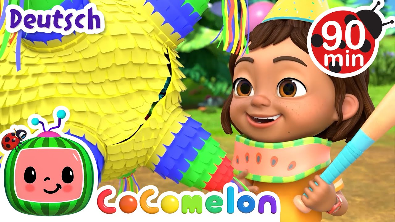Das Pinata-Spiel | CoComelon Deutsch | Cartoons und Kinderlieder