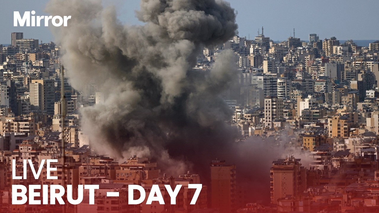 LIVE: Israel strikes Beirut's southern suburbs in Lebanon as Iran war hits day 7