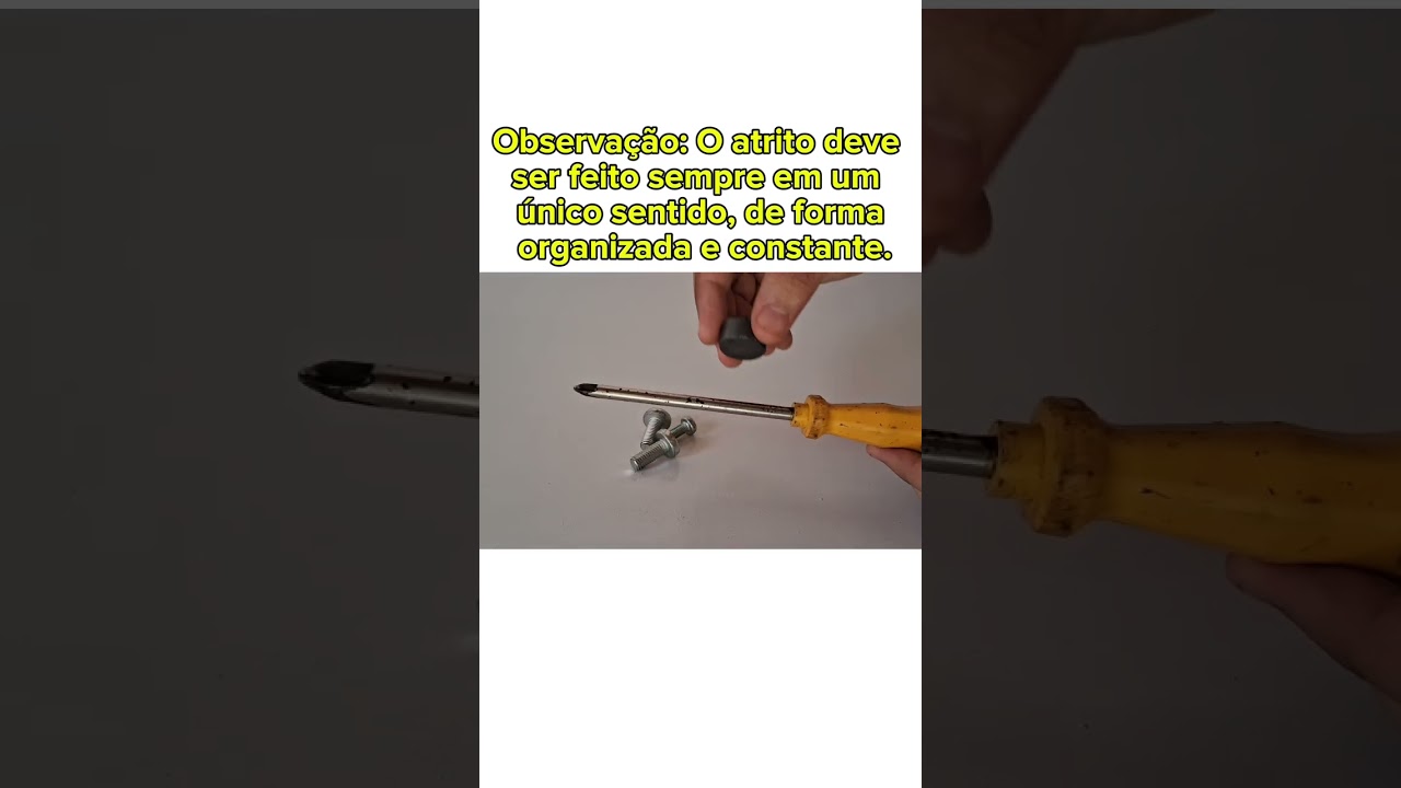 Como Magnetizar/Imantar uma Chave de Fenda - Chave Magnética