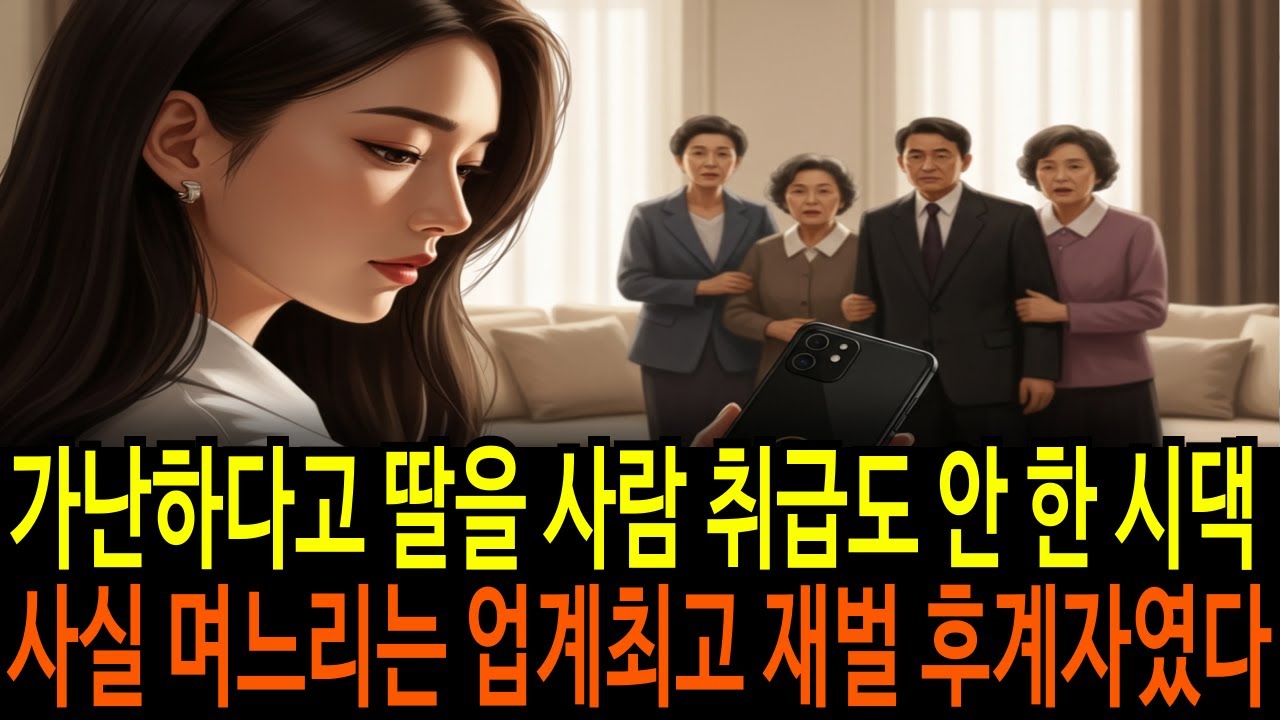 가난하다고 딸을 사람 취급도 안 한 시댁, 사실 그 딸은 재벌 그룹 후계자였다