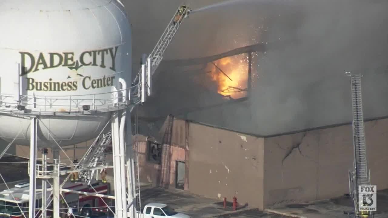 Dade City Business Center fire