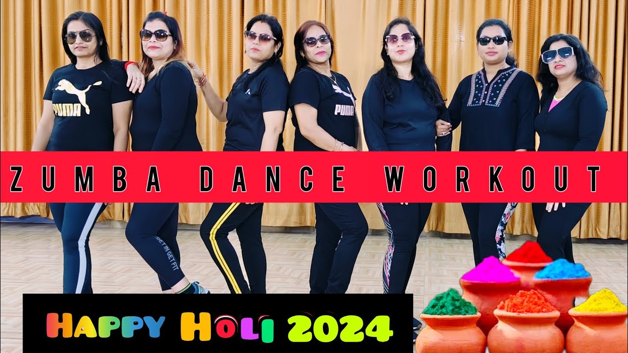 Bollywood tapori mix Zumba dance workout // Holi special Bollywood songs 💥
