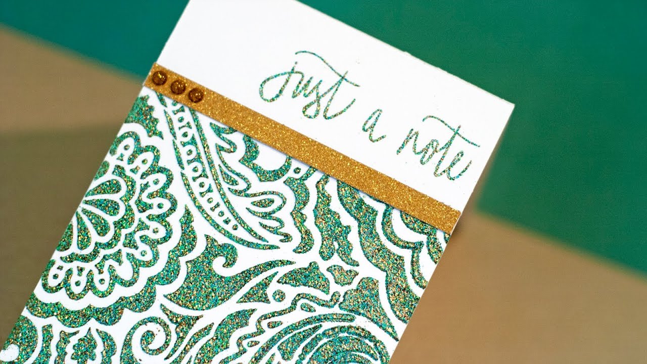 Embossing Paste + Embossing Powder