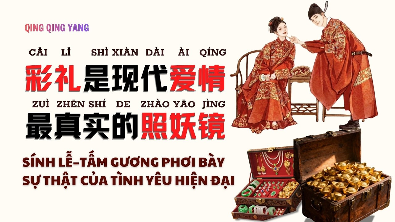 【Chinese Podcast】Sính lễ–tấm gương phơi bày sự thật của tình yêu hiện đại/彩礼是现代爱情最真实的照妖镜 (PHỤ ĐỀ CC)
