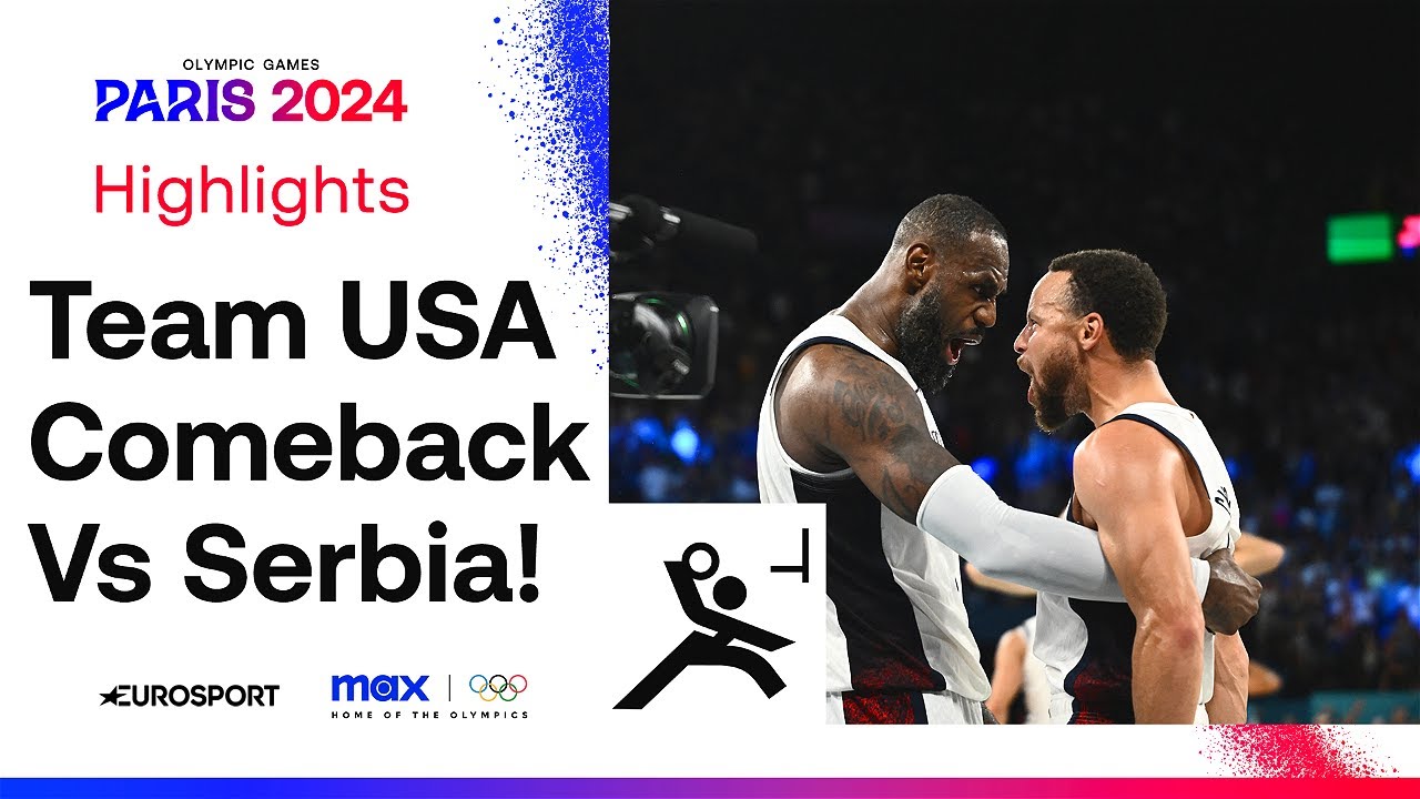 Stephen Curry leads Team USA out of 17-point hole to beat Serbia 🇺🇸 | #Paris2024 #Olympics