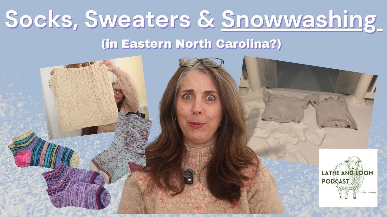 Knitting Podcast 66 | Handknit Socks, Vintage Patterns, Snowwashing & Mini Fiber Mill Build