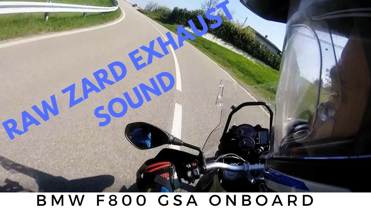 Zard Exhaust RAW sound onboard! BMW F800 GSA