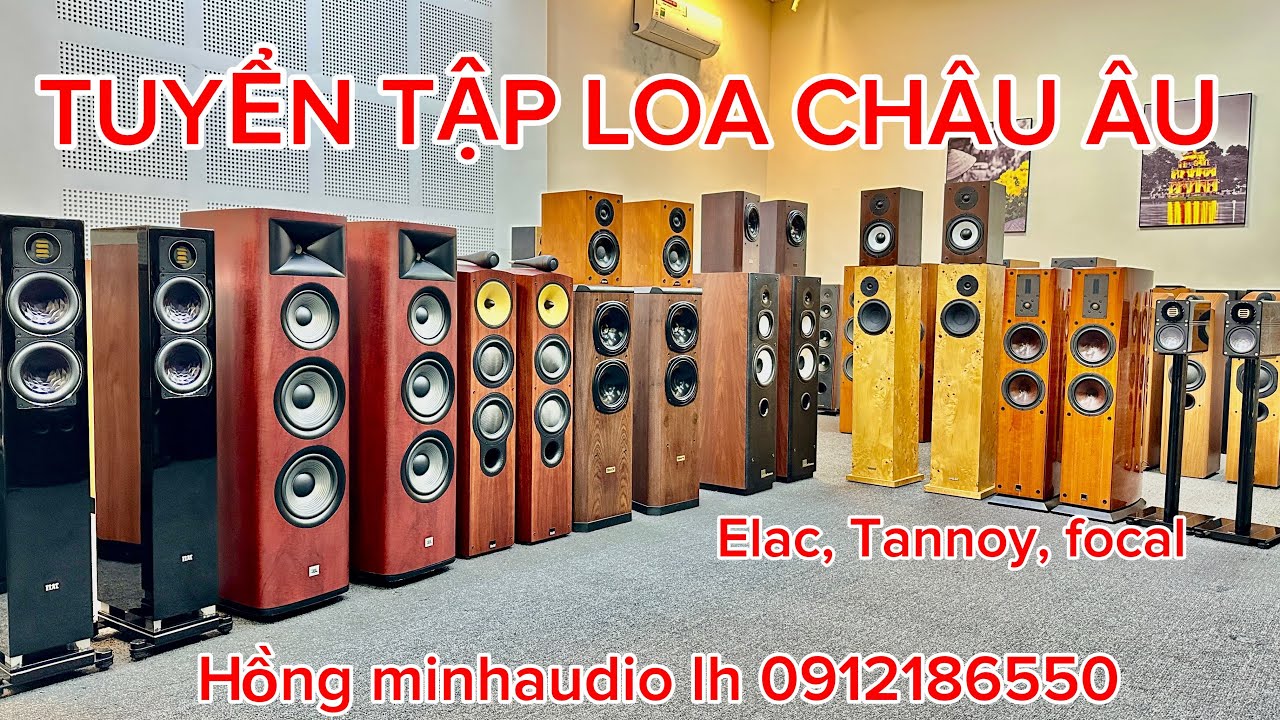 Loa Châu Âu elac,Tannoy, focal, jbl 698 | Loa Bãi Châu Âu | Loa Châu Âu Bãi | Âm Thanh Bãi | spendor
