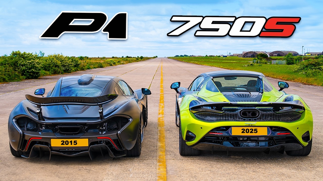 【ドラッグレース！】マクラーレン P1 vs 750S