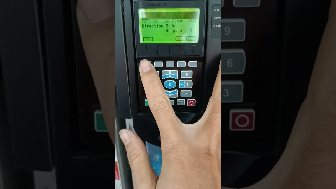 powerflex 753 run forward and reverse via terminal
