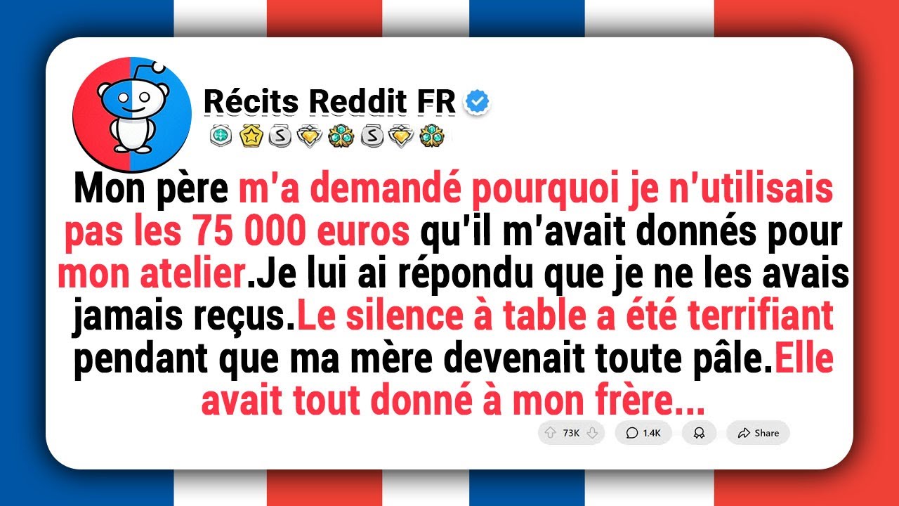« Tu es fort, tu n’en as pas besoin », dit ma mère en donnant mon argent à mon frère.