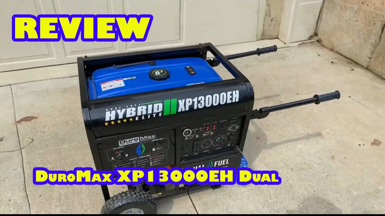 DuroMax XP13000EH Portable Generator Review &ndash; 13000 Watts Dual Fuel-daniel