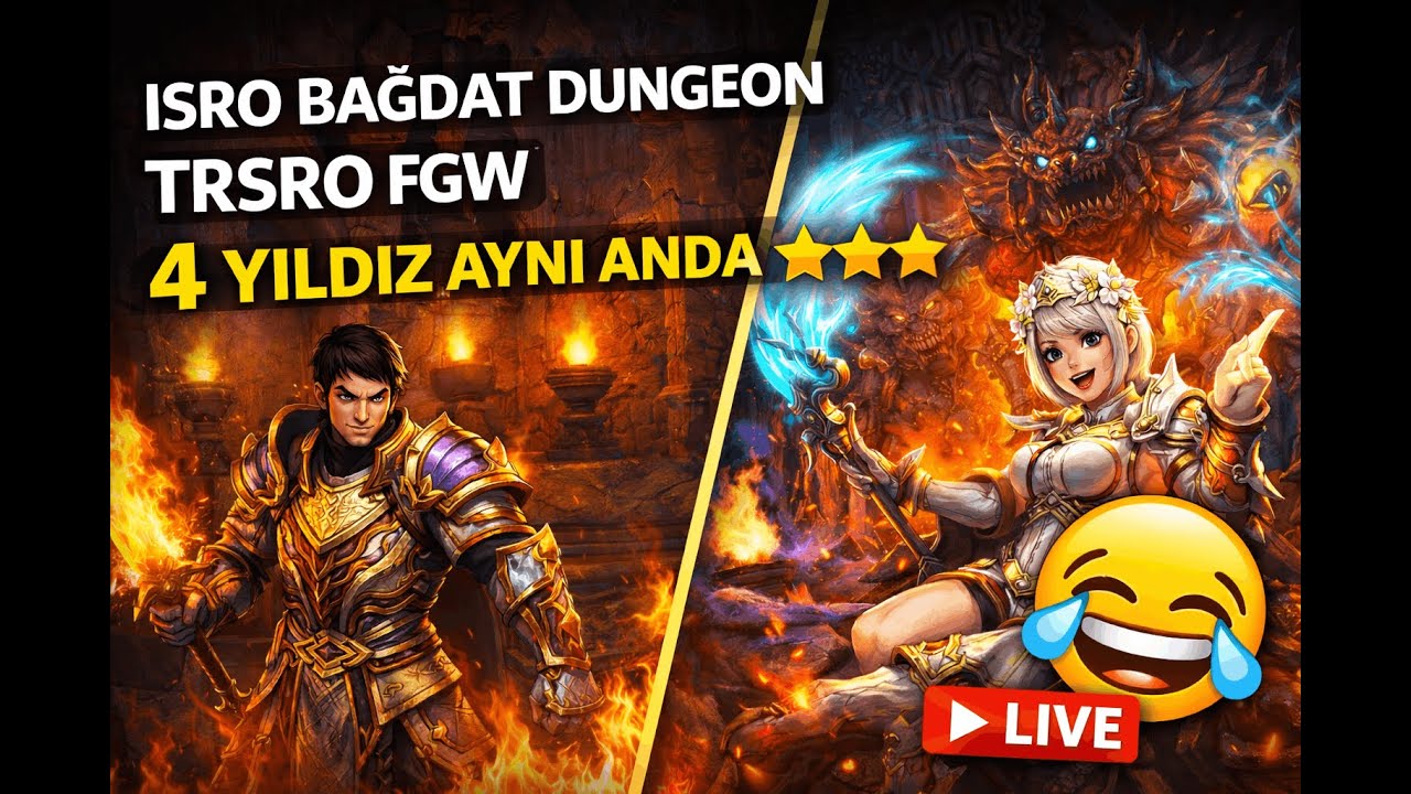 ISRO Bağdat Dungeon ⚔️ TRSRO FGW | Aynı Anda 4 Yıldız Kaosu 🔥