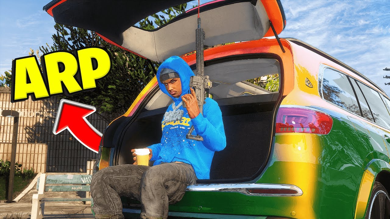 I Stole a Fully Loaded ARP From the Opps TRUNK in GTA 5 RP