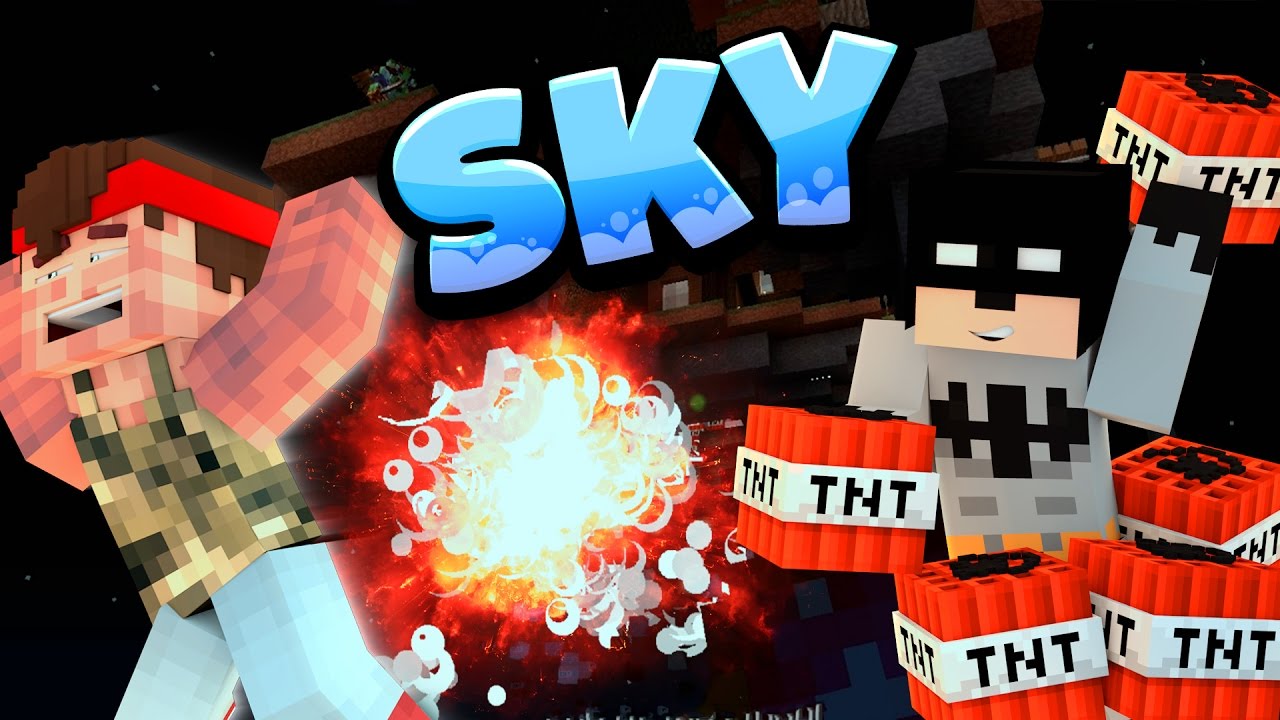 GAMERSTIME SPRENGT MEINE GANZE INSEL & MEIN HAUS 😡😡 | MINECRAFT SKY
