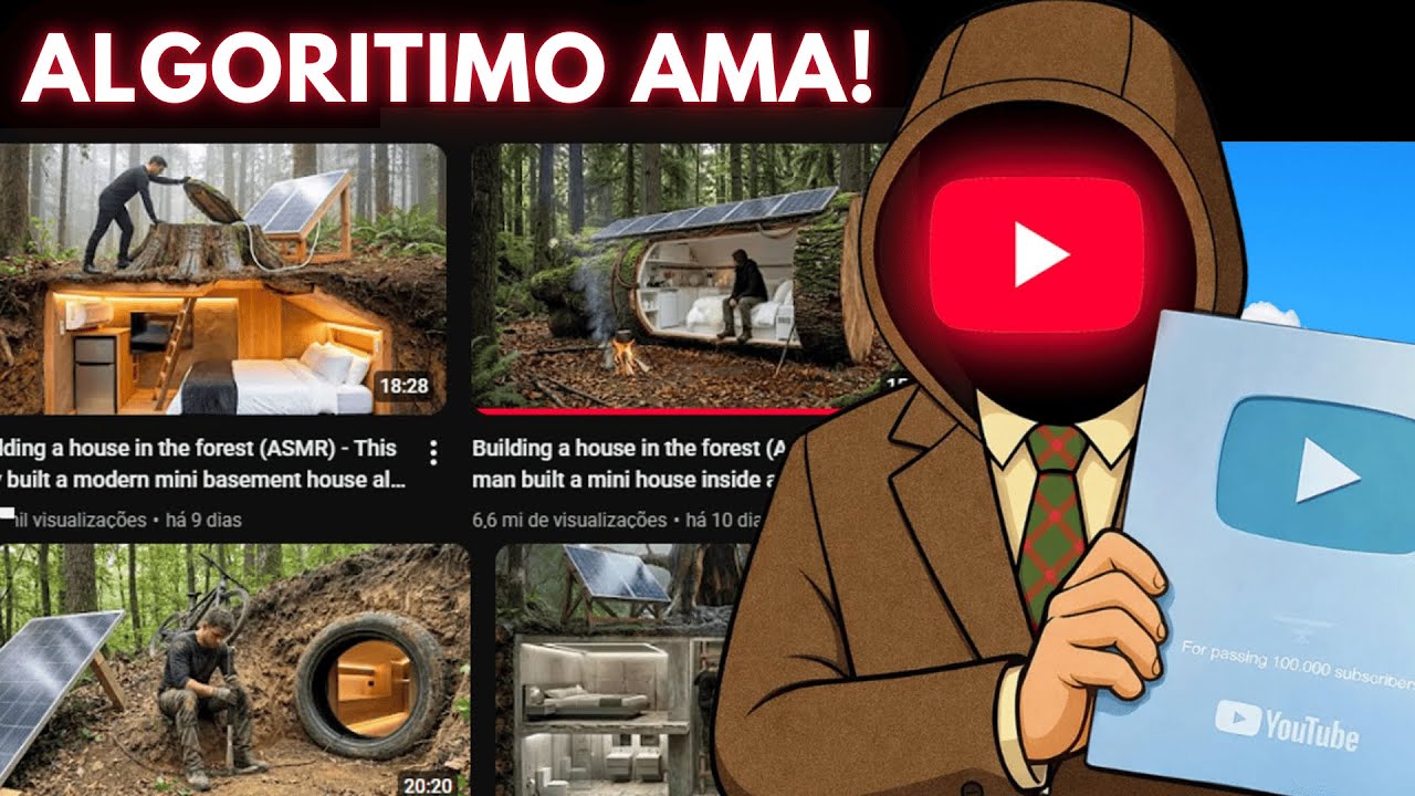 Como Criar Vídeos de CONSTRUÇÃO usando IA GRÁTIS e Vencer a Concorrência no YouTube!