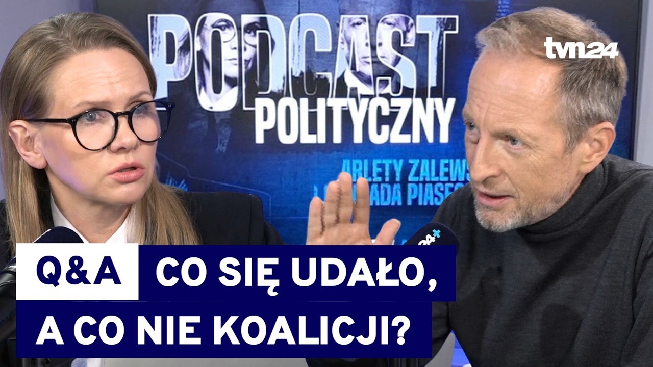 Zalewska i Piasecki odpowiadają na pytania widz&oacute;w. Dwa lata koalicji 15 X. Co się udało, a co nie?