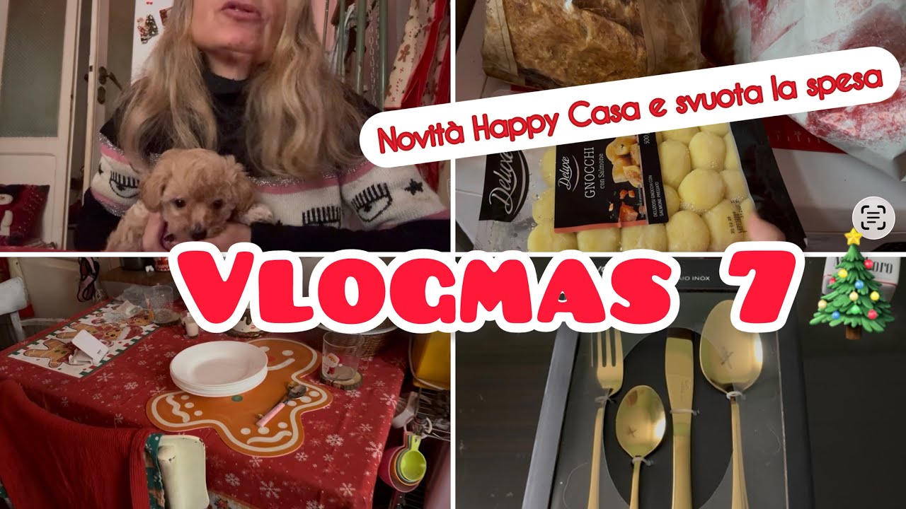 Vlogmas #7 Nuovi acquisti Happy Casa #christmastime #homedecor  #shoppinghaul #pepco #svuotalaspesa