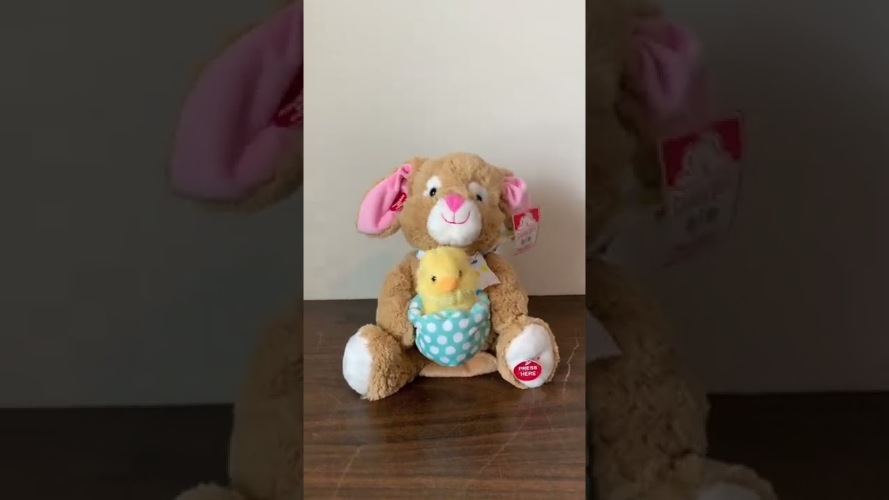 Here comes Peter cottontail Hopping down the bunny trail