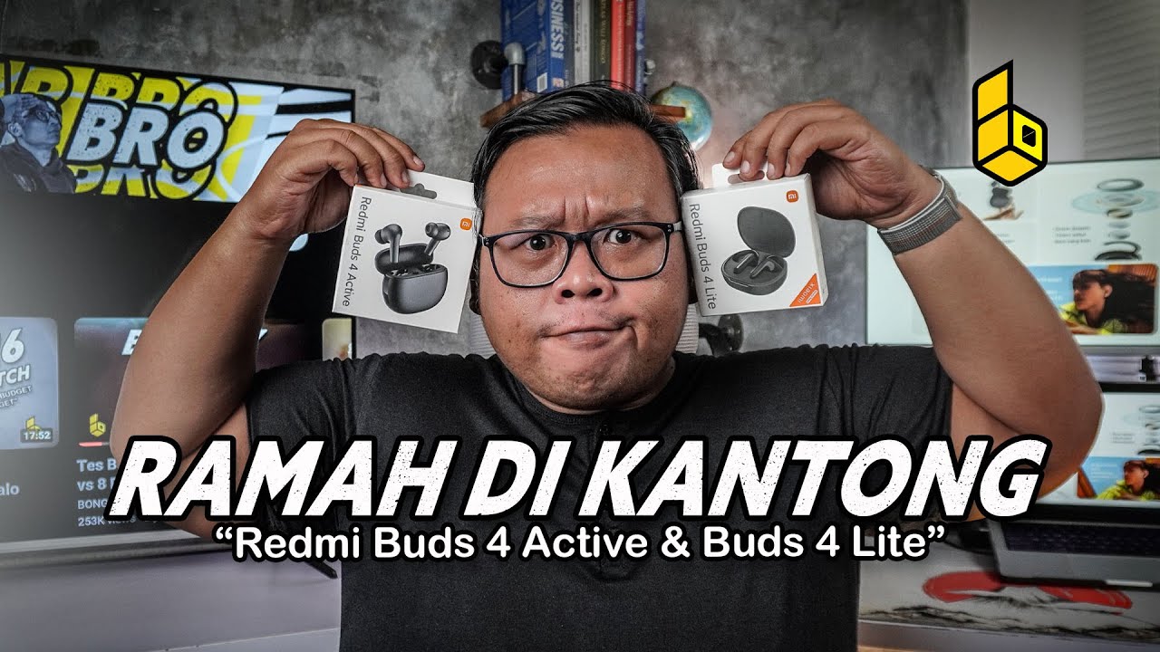 Full Review Redmi Buds 4 Active vs Redmi Buds 4 Lite! TWS 100 Ribuan Banyak Fiturnya!