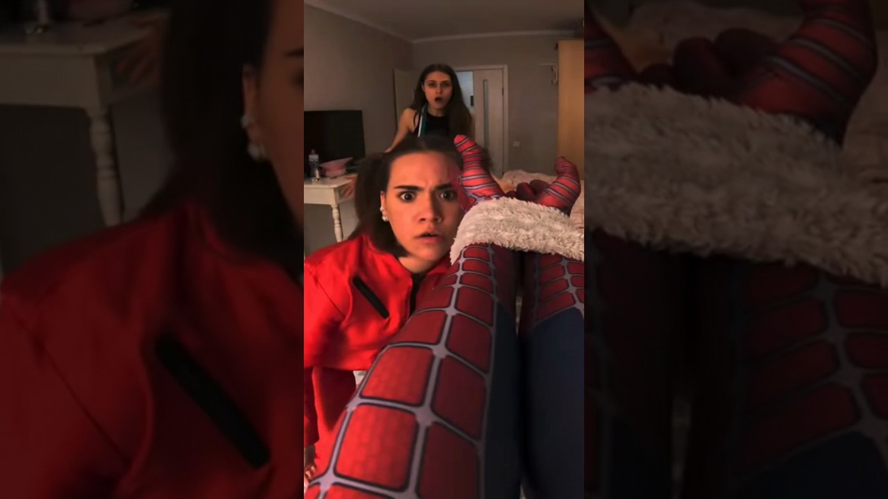 Spider-Man vs ex-girlfriend and Crazy Girl #spiderman #crazygirl #exgirlfriend #dumitrucomanac #love