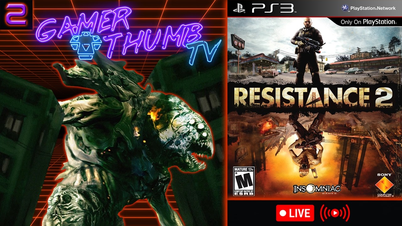 Resistance 2 | Superhuman Live Stream #2: Finale? | Attack of the 300 Ft. Leviathan!