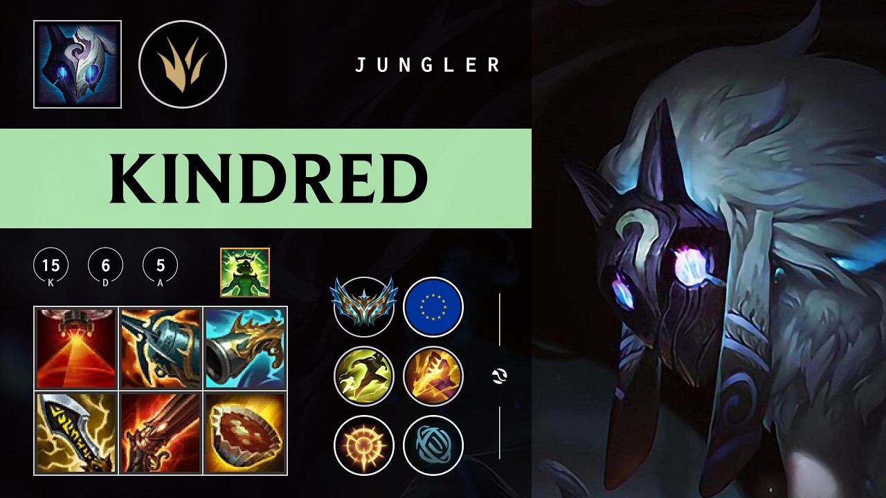 Kindred Jungle vs Shyvana - EUW Challenger Patch 26.06