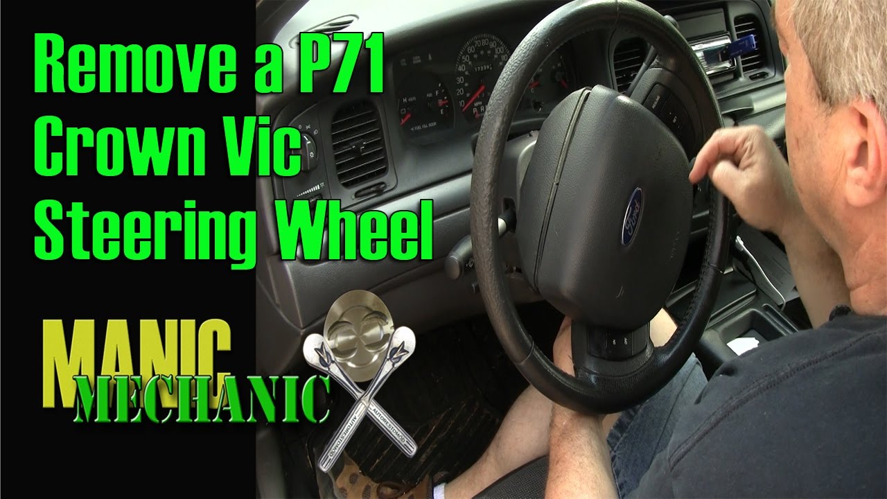 Safely Remove the Air Bag SRS From 2005 2011 P71 Crown Victoria Episode 5 Manic Mechanic
