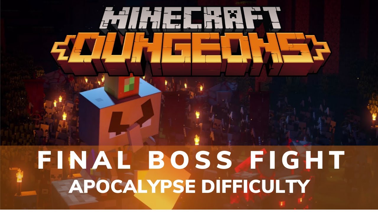 Minecraft Dungeons: Obisidian Pinnacle - Arch-Illager Boss Fight (Apocalypse Difficulty)