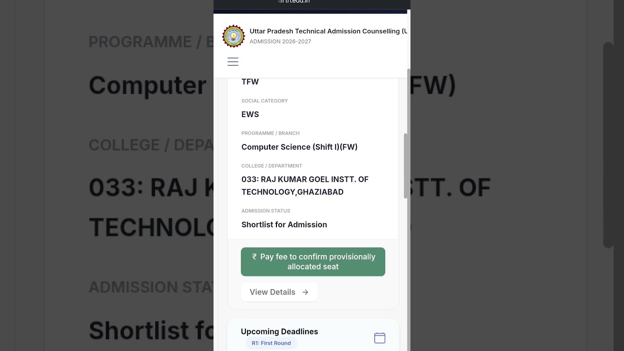 LIVE: AKTU Counselling 2026 Round1 ResultKya Mila Tumhe?ShockingCutoff Analysis