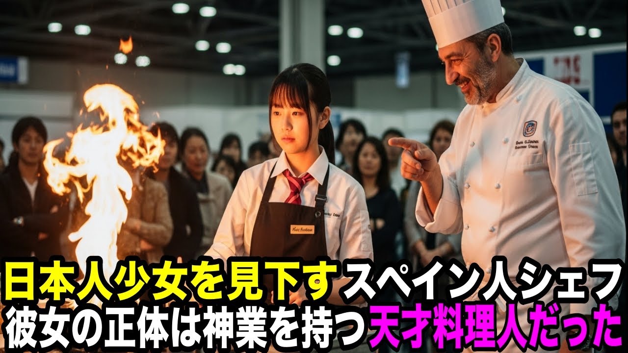 「役立たずめ！」日本人少女をコケにするスペイン人シェフ。恥をかかせようとした彼は知らなかった&hellip;彼女が&ldquo;伝説の料理人の娘&rdquo;だったとは