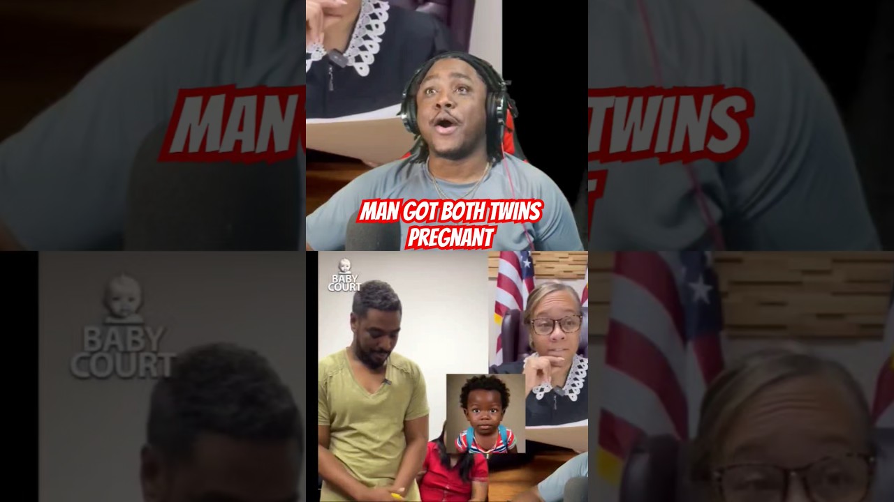 Man got both twins pregnant #realitytv #funny #comedy #talkshow #podcast #interview