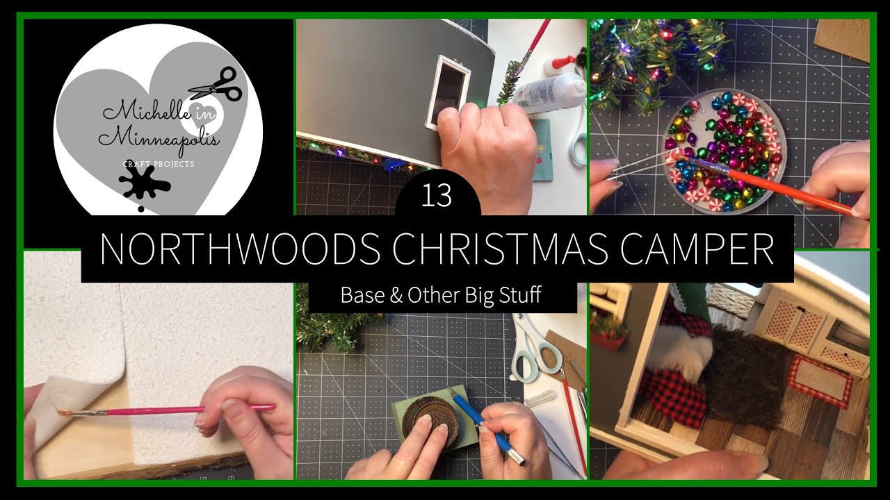 DIY Miniature Dollhouse Kit || Northwoods Christmas Camper - Part 13: Base & Other Big Stuff