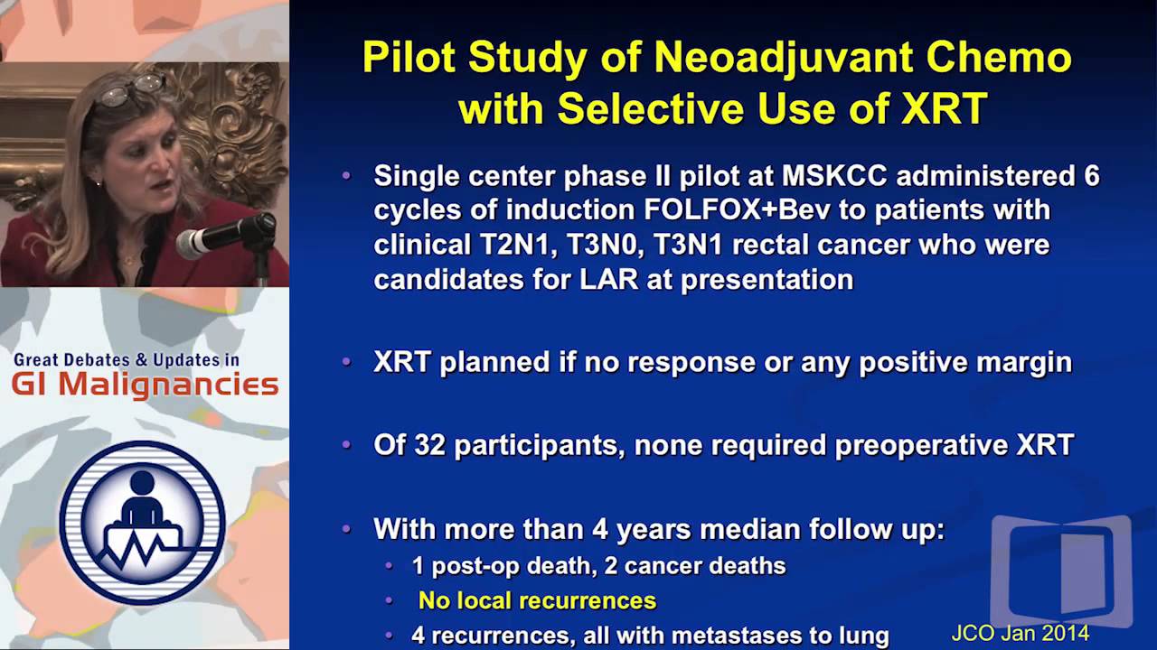Debate 4: Appropriate Pre-op Therapy in Rectal Cancer - Chemo alone