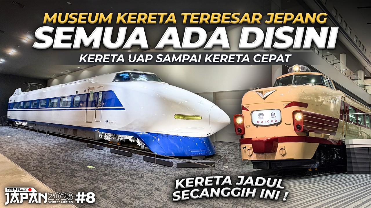 SEMUA KERETA API JEPANG ADA DISINI‼️ | Kyoto Railway Museum #Eps8