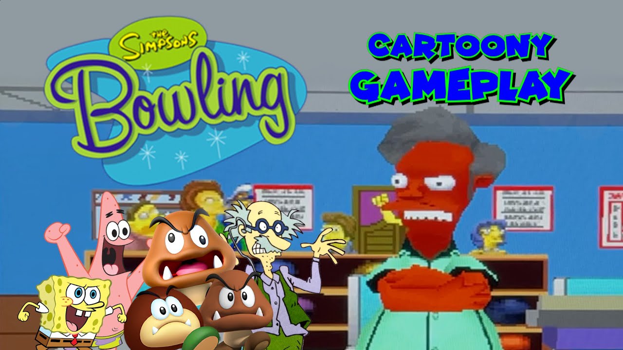 Cartoony Gameplay: The Simpsons Bowling ROUND 5 (Spares Bowling)