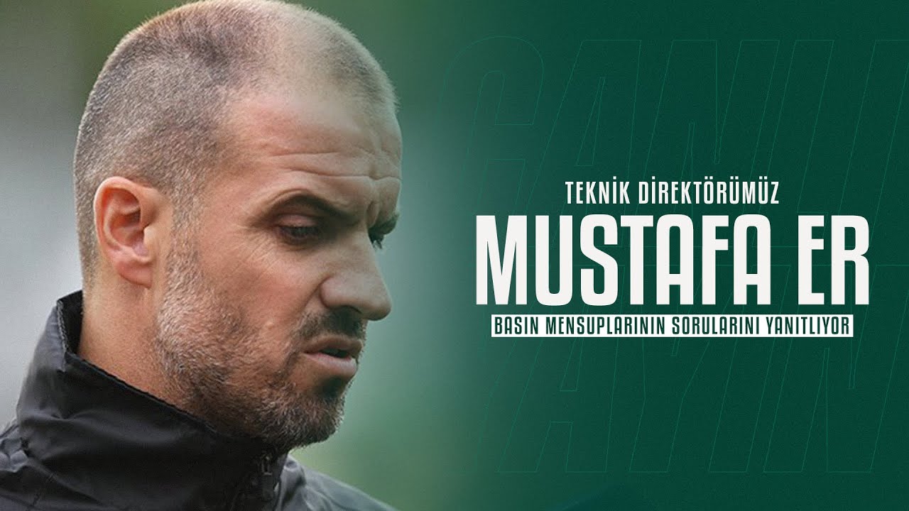 CANLI | Teknik Direktörümüz Mustafa Er Basın Mensuplarının Sorularını Yanıtlıyor