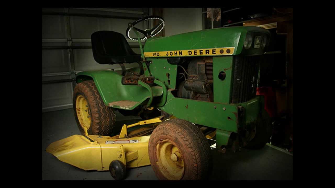 The John Deere 140 Garden Tractor 1968 - 1974