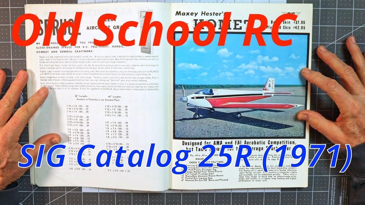 Old School RC SIG Catalog 25R 1971