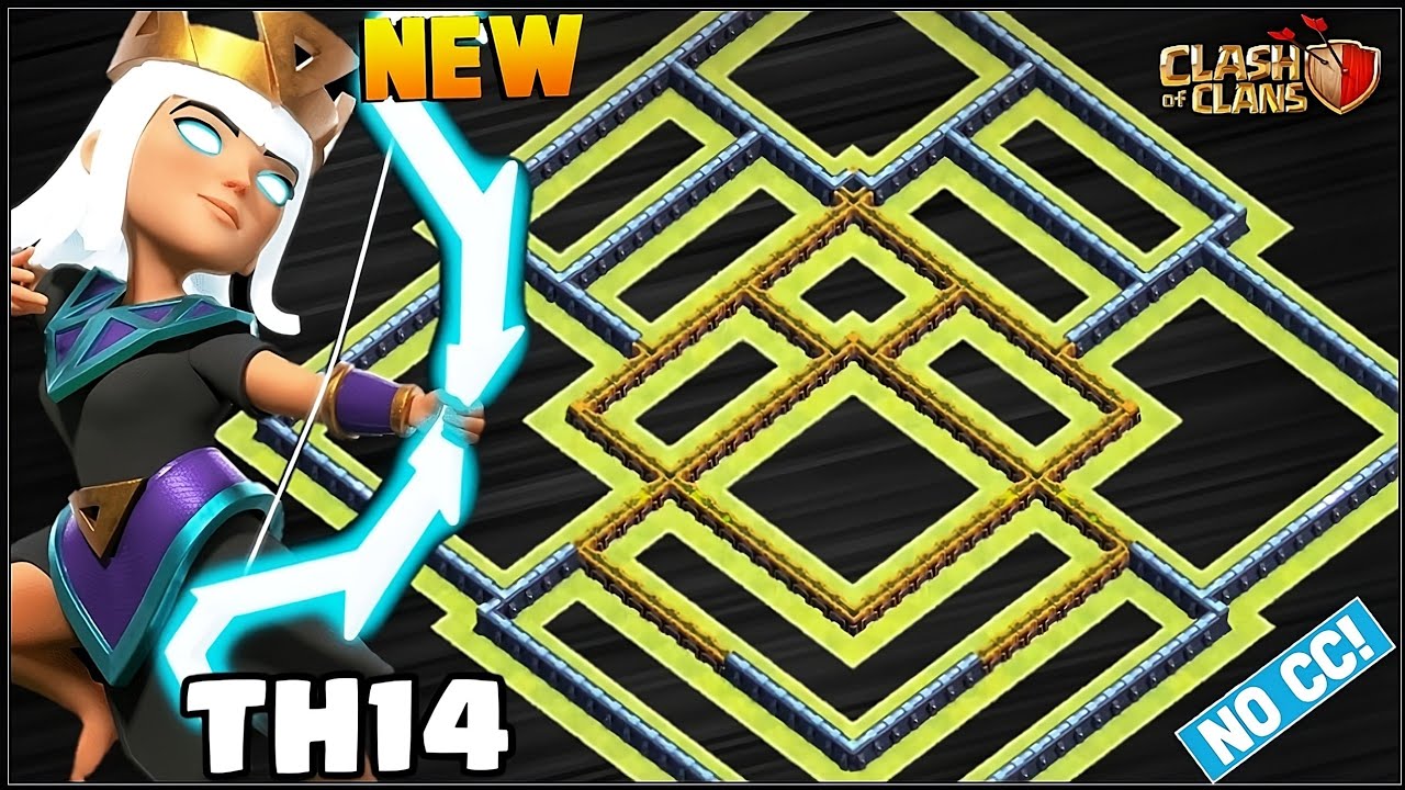 NEW TOWN HALL 14 FARMING Base with REPLAY 2025!! TH14 HYBRID base COPY LINK - Clash of Clans(COC)
