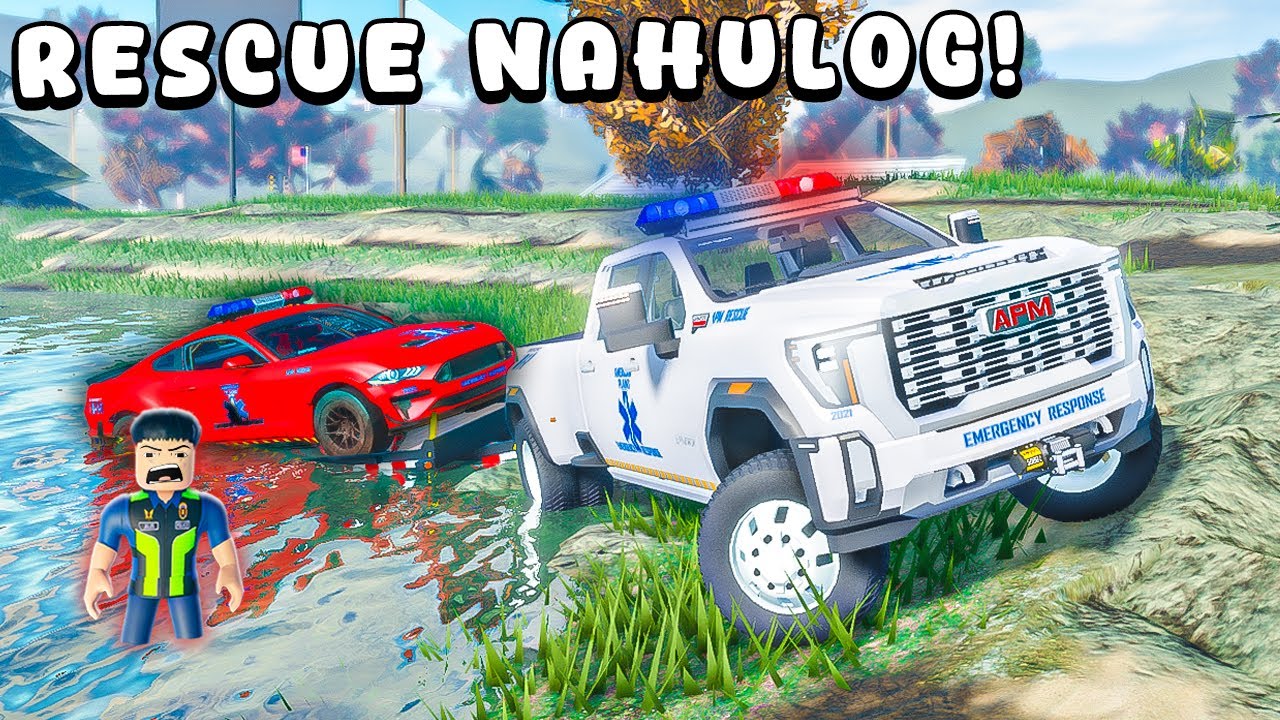 NAG RECUE AKO NG 911 POLICE CAR NAHULOG KASI SA TUBIG...