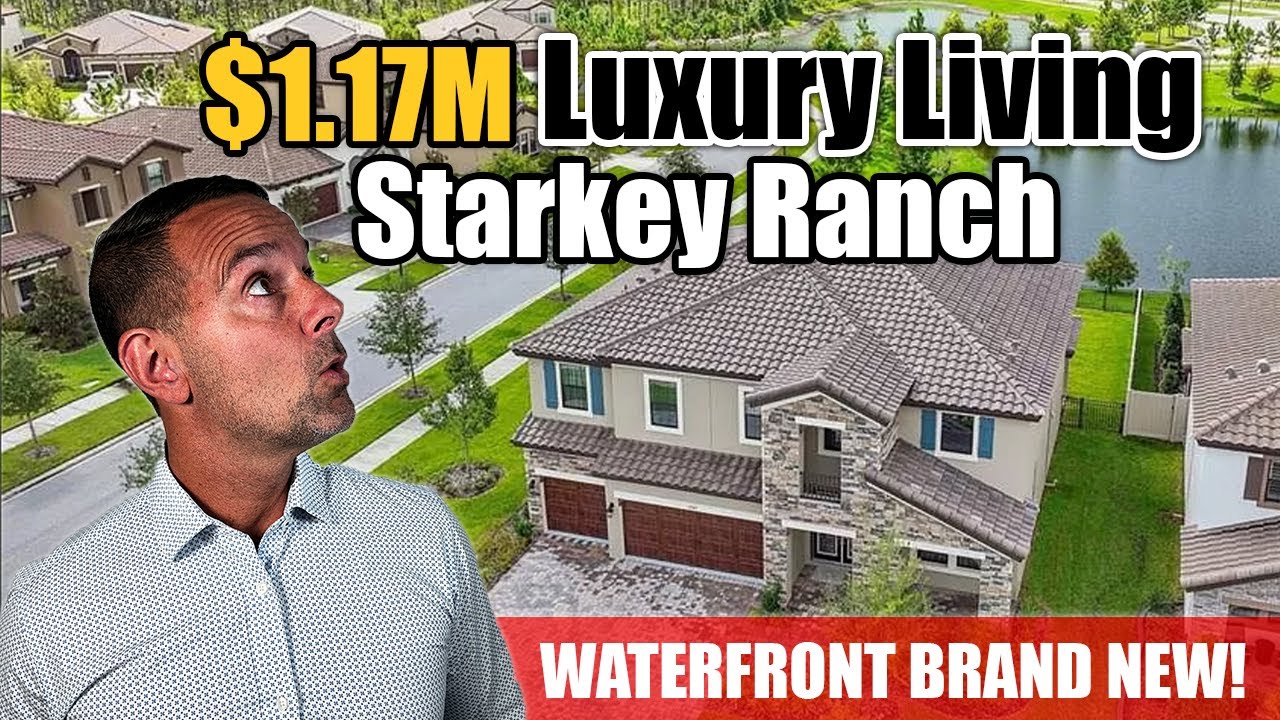 Touring a Stunning $1,175,000 New Construction Home in Starkey Ranch, Odessa, FL!