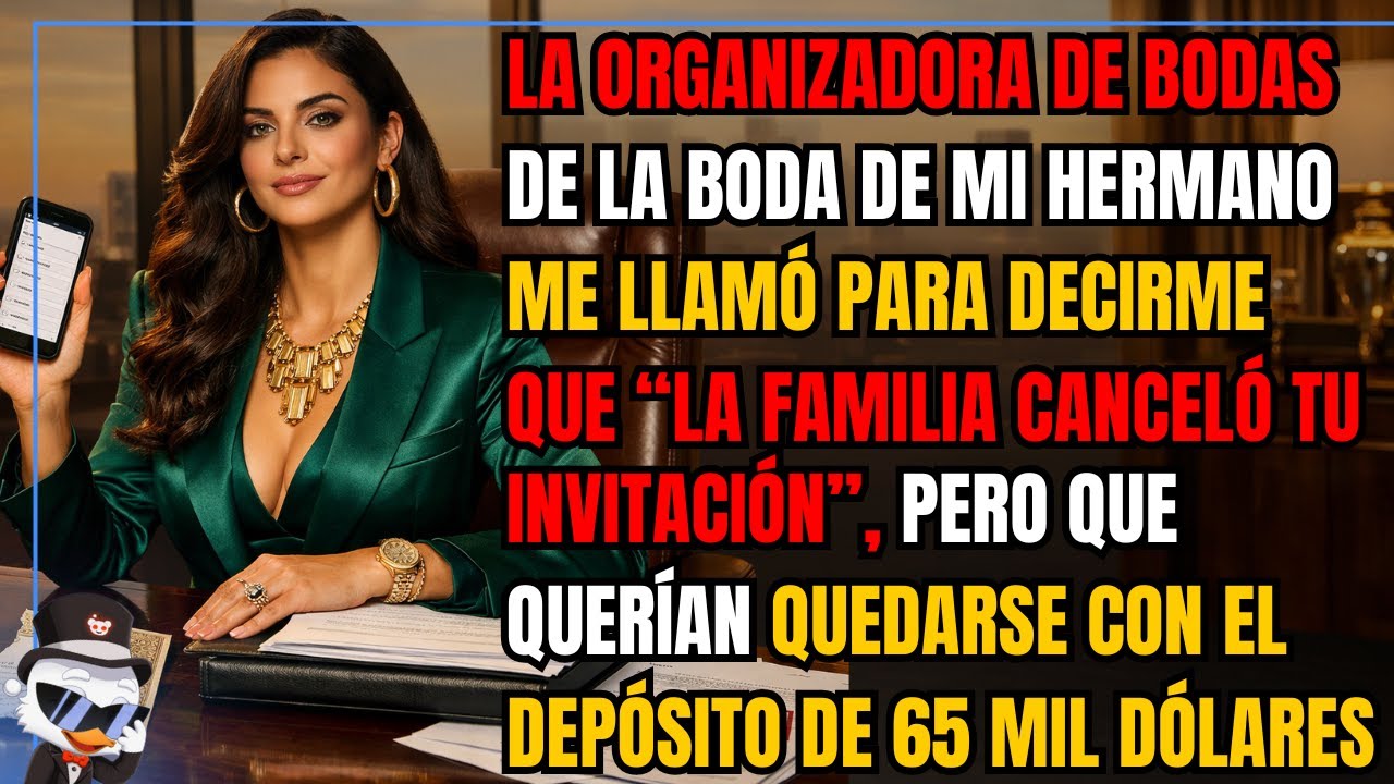 La organizadora de bodas de la boda de mi hermano me llamó para decirme que “la familia canceló...