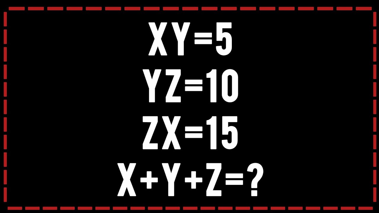 Indian | Math Olympiad | Only 10% Student this Algebra Problem |