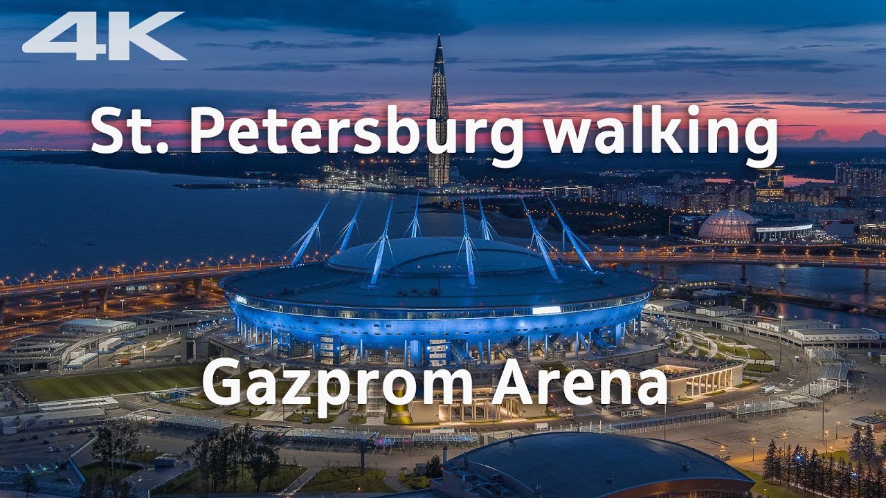 Russia, St. Petersburg | Way to Gazprom Arena [St. Petersburg 4K]