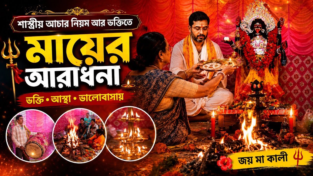 মামা বাড়ির কালী পুজো। Mama Barii Kali Puja। Kali Pujo Vlogs 2026 । #vlogs 