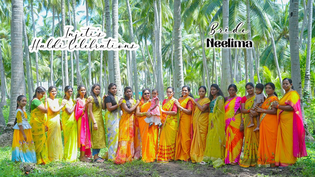 Injeti's Haldi Celebrations | Bride Neelima | Dream Destination Studios |